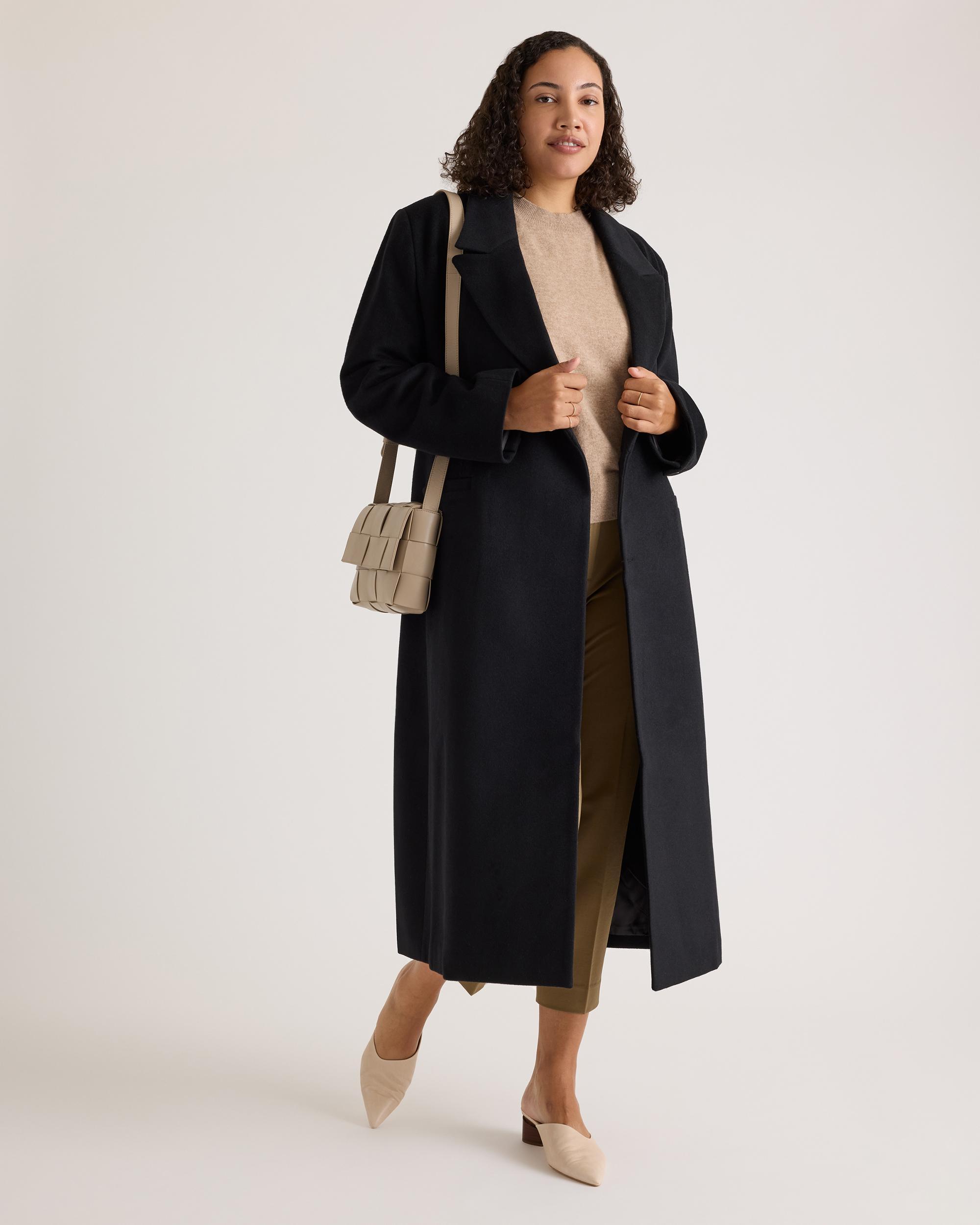 Quince | Women's Italian Wool Tailored Coat Wool/Nylon Product Image