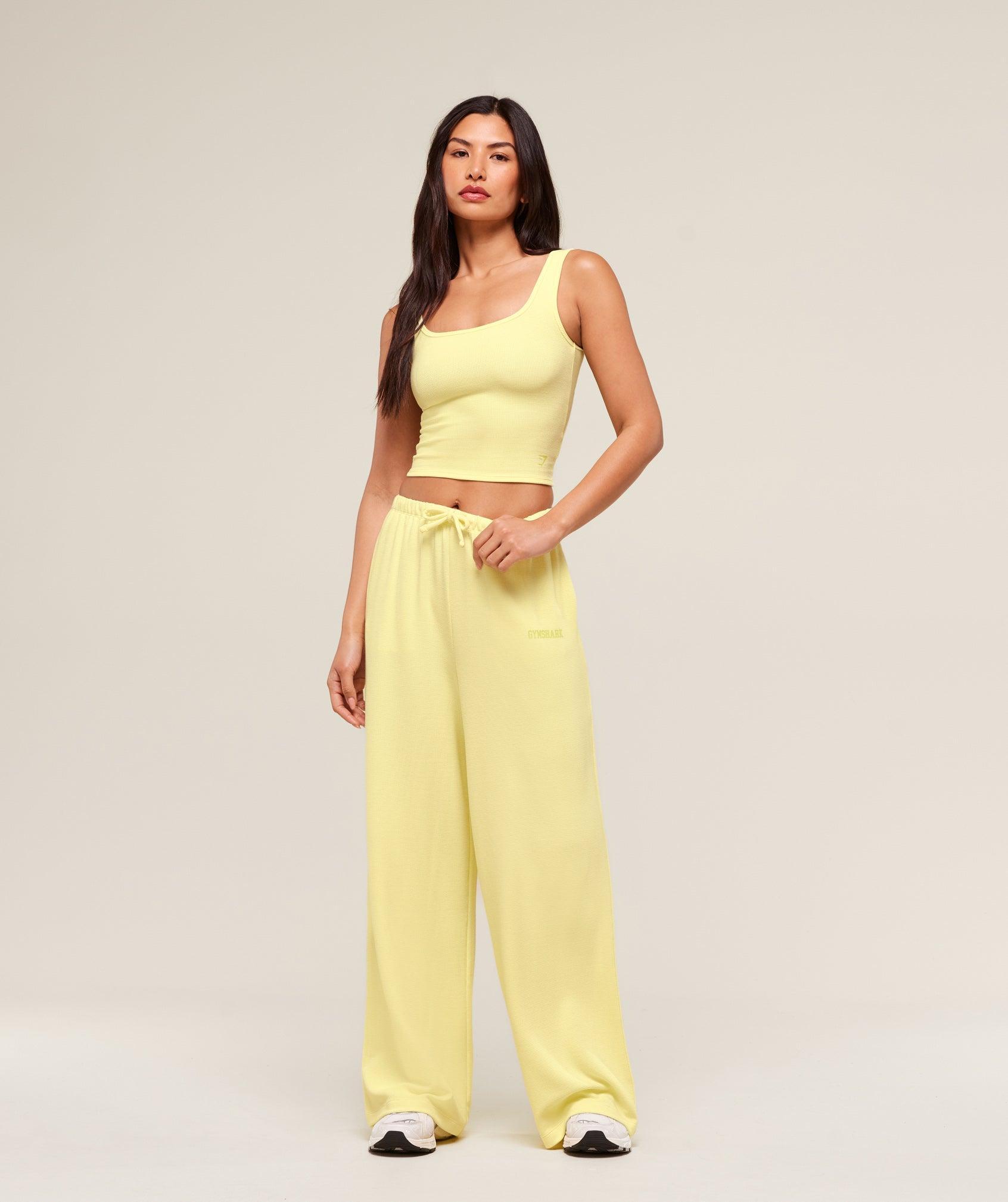 Waffle Wide Leg Pants Product Image