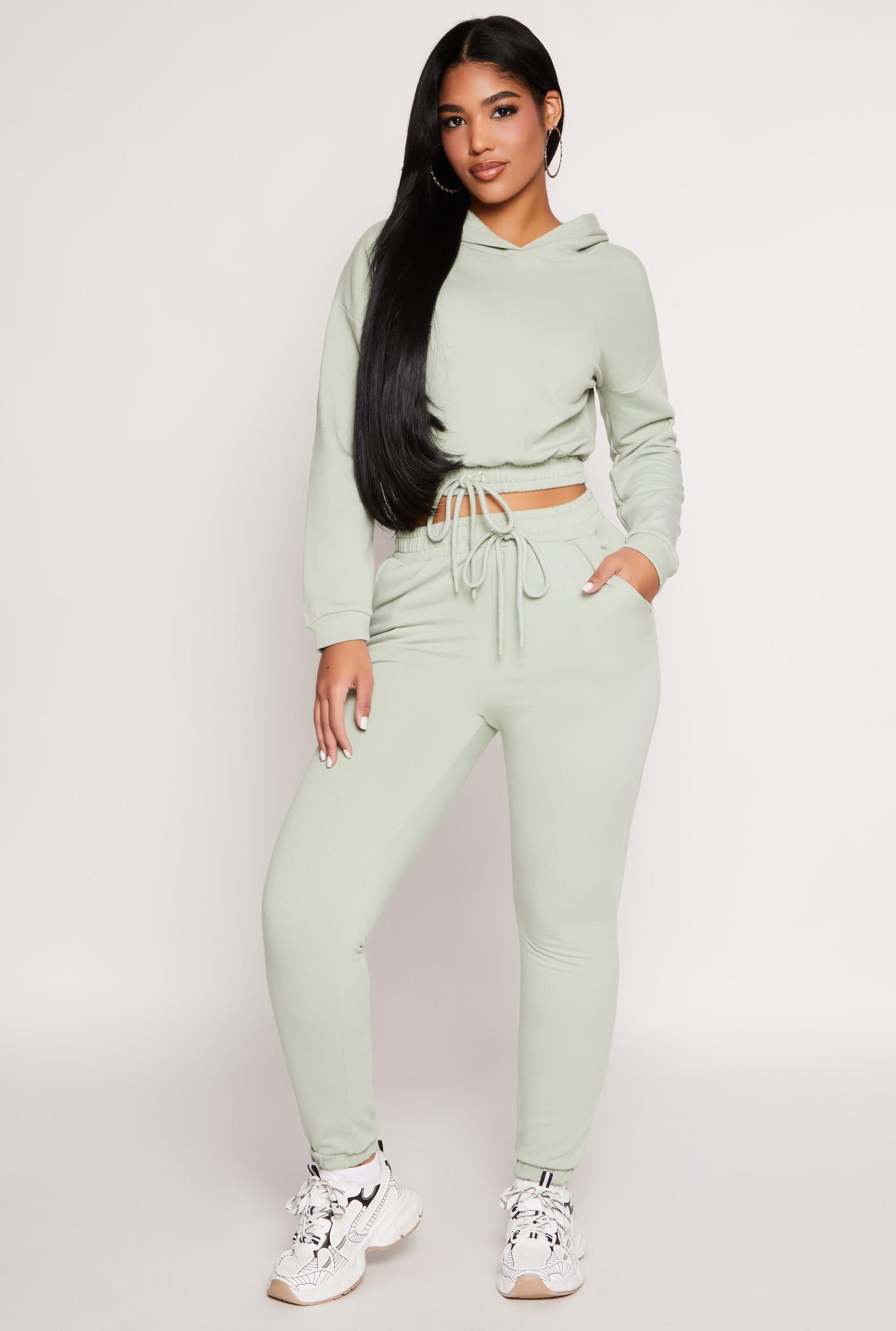 Womens Iris Basic Fleece Drawstring Sweatpants Product Image