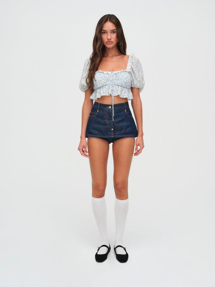 Riley Top — Blue Product Image
