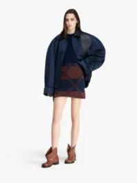 FAIRISLE MINI SKIRT in brown | JW Anderson US  Product Image