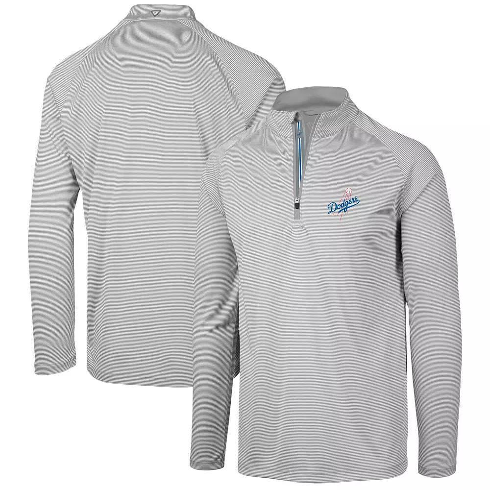 Men's Levelwear Gray Minnesota Twins Orion Historic Logo Raglan Quarter-Zip Jacket, Size: Small, Grey Product Image