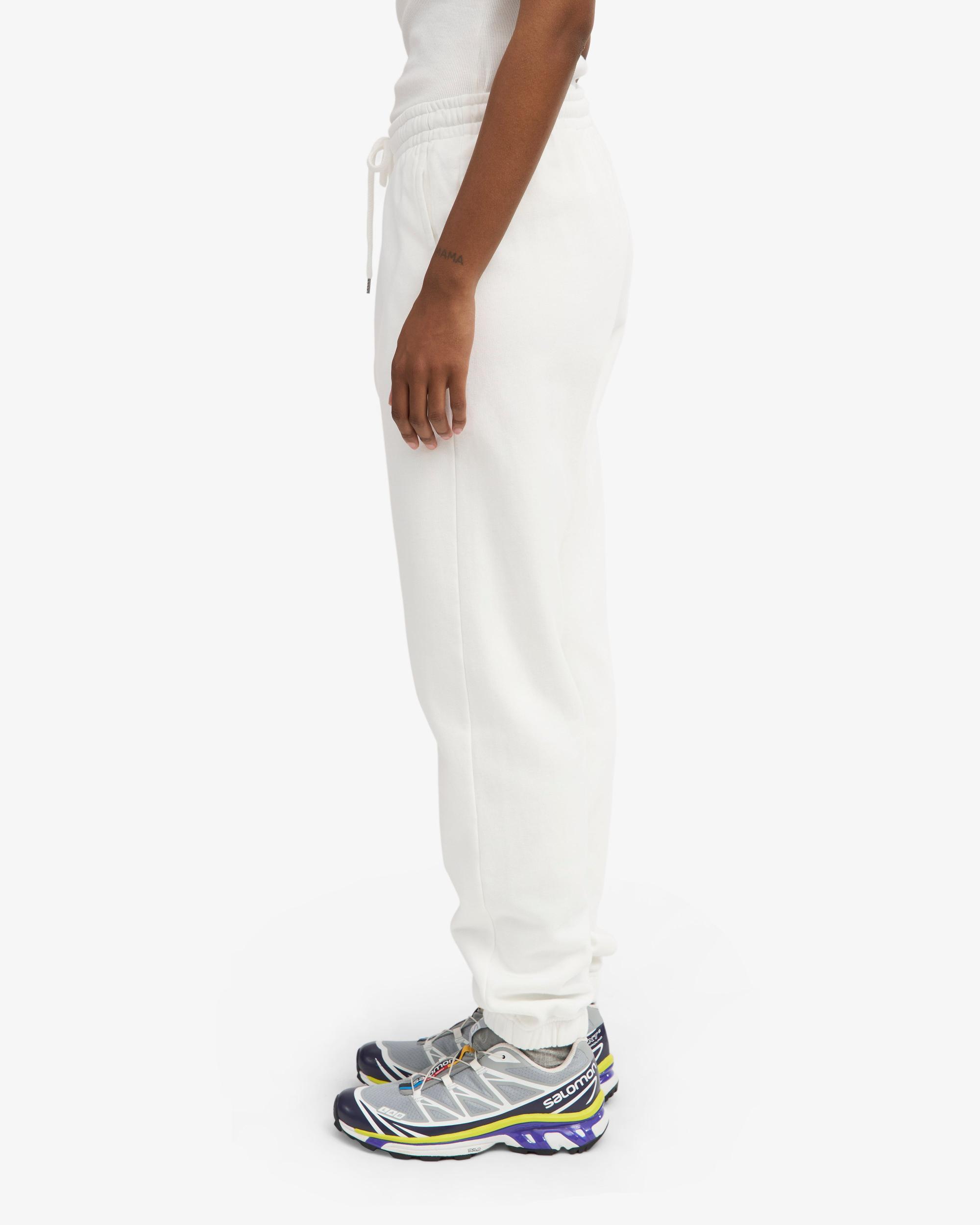 Organic Sweatpants - Optical White Product Image