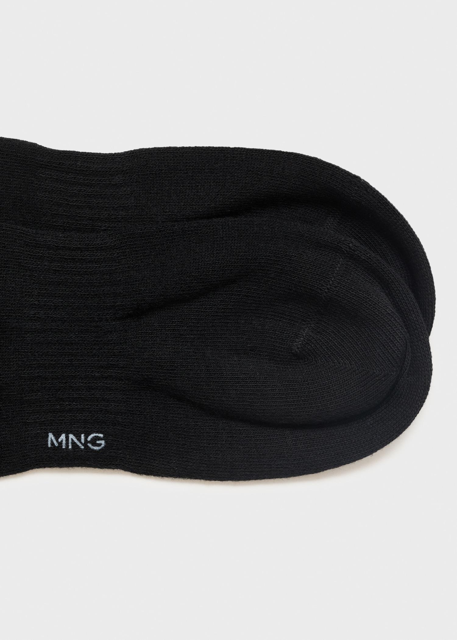 Pack of 3 cotton socks - Men | MANGO USA Product Image