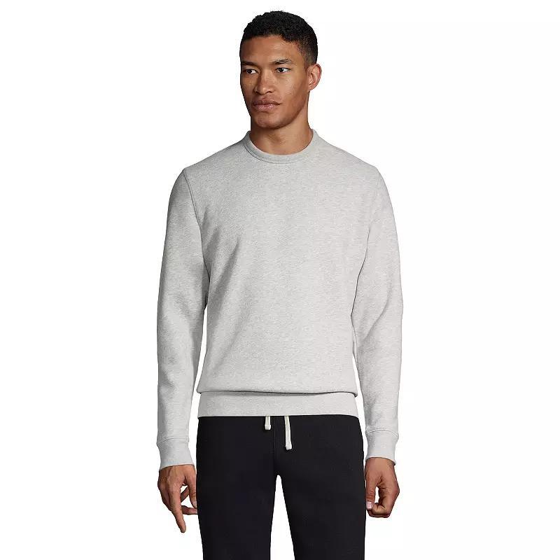 Big & Tall Lands' End Serious Sweats Crewneck Sweatshirt, Men's, Size: 2XB, Dk Grey Heather Product Image