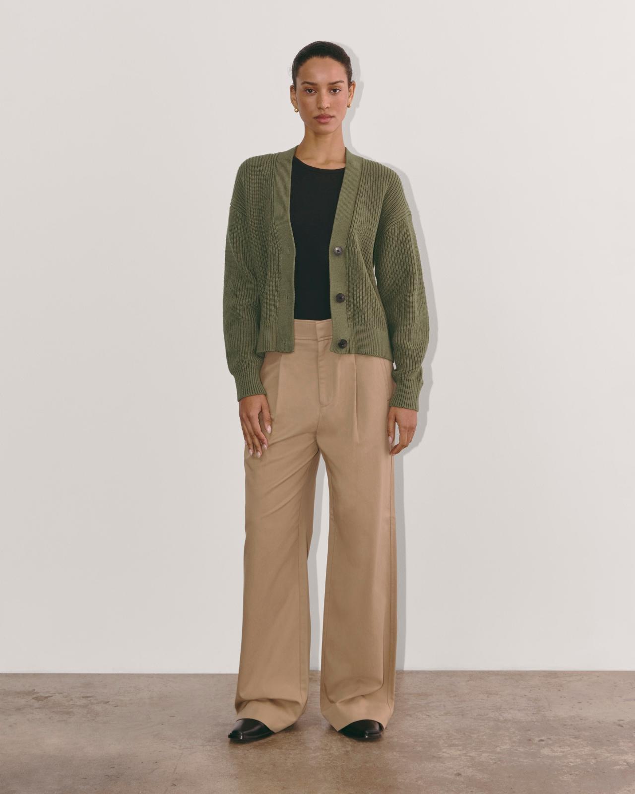 The Boxy Cardigan in Everyday Cotton Product Image