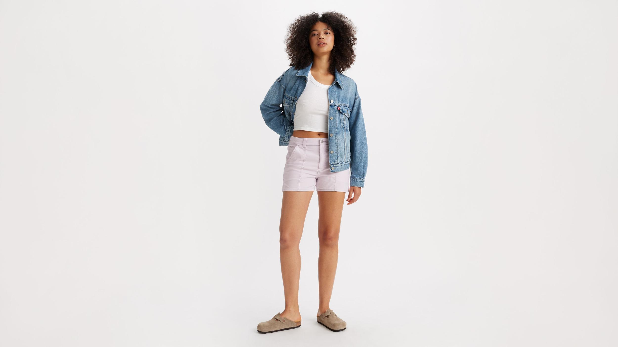 Carpenter Lightweight Corduroy Women's Shorts Product Image