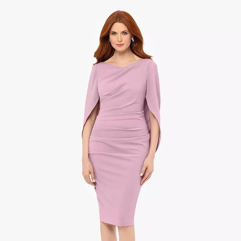 Women's BA Nites Cowlneck Midi Dress, Size: 12, White Product Image