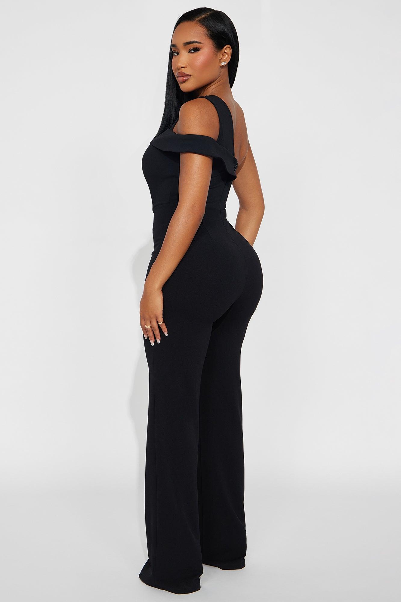 Melissa On Shoulder Jumpsuit - Black Product Image