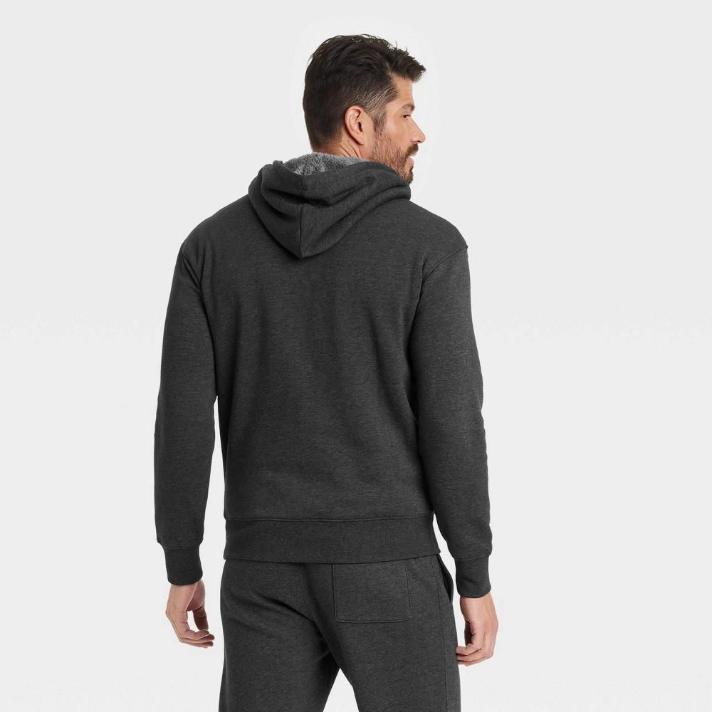 Men's High Pile Lined Zip-Up Hoodie - Goodfellow & Co™ Product Image
