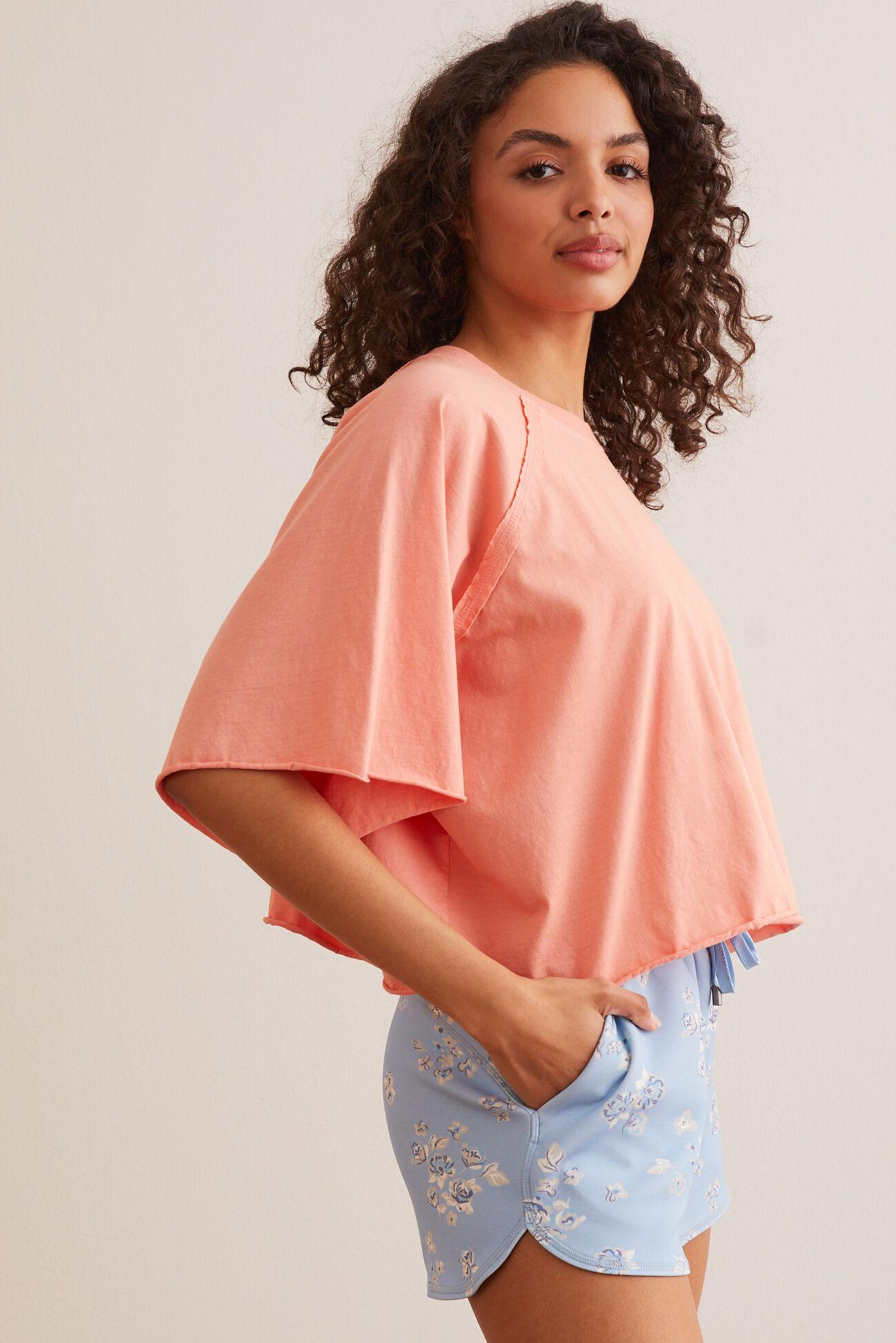 Finish Line Boxy Cropped Tee Product Image