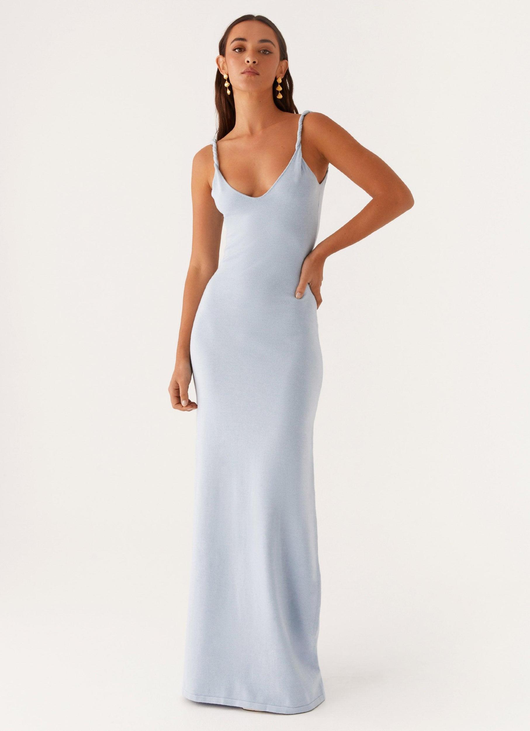 Anastasia Maxi Dress - Blue Product Image