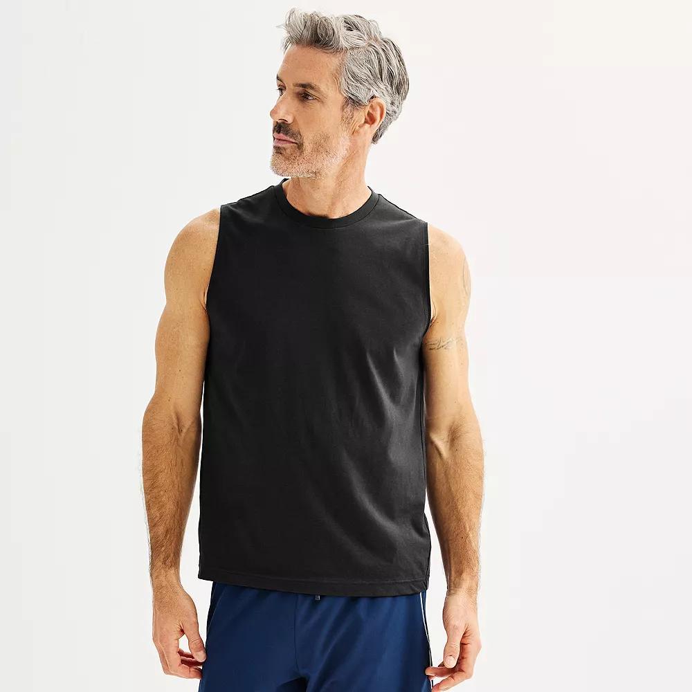 Men's Tek Gear® Essential Muscle Tank, Size: XXL, Gray Grey Product Image