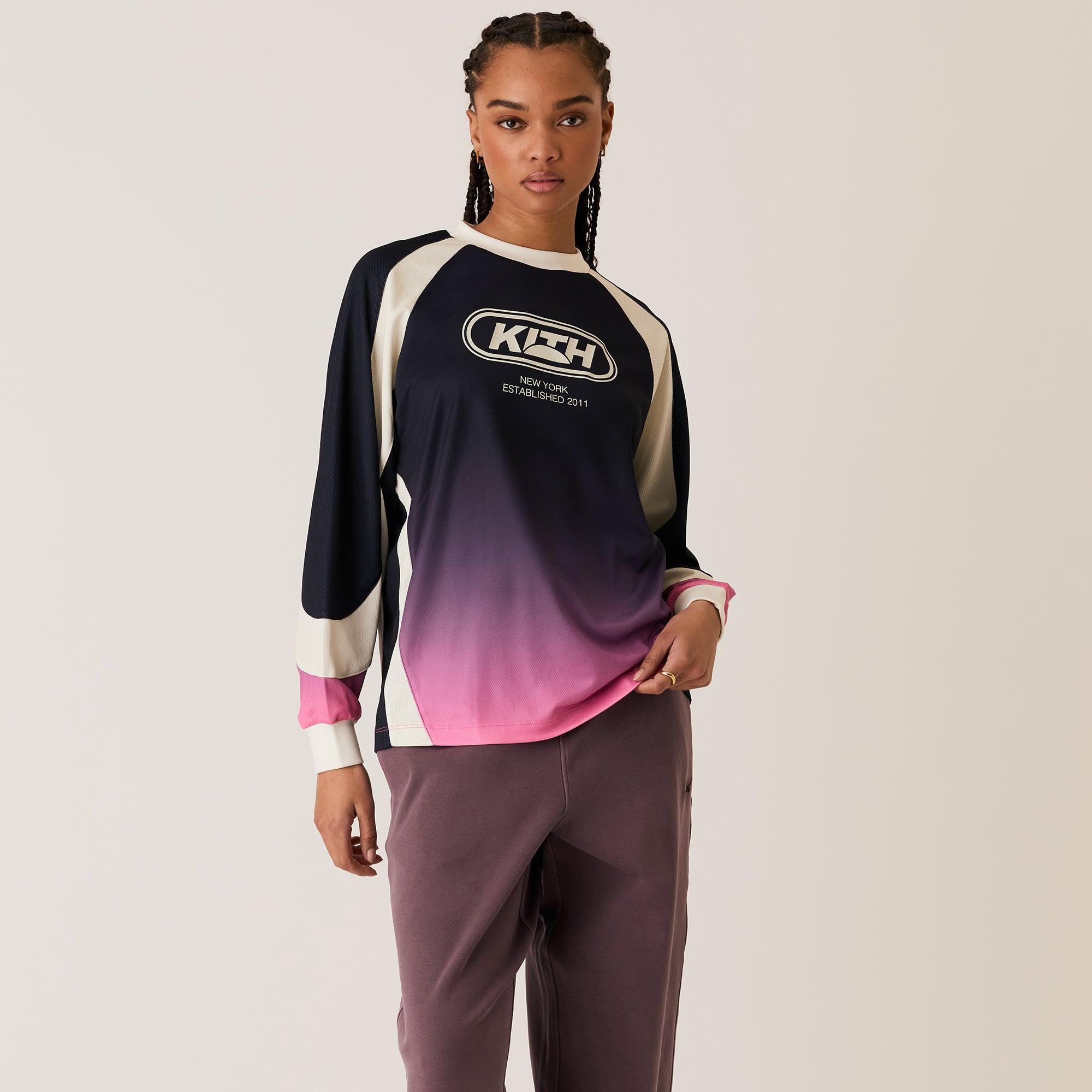 Kith Women Gradient Ridley Tech Long Sleeve - Nocturnal Female Product Image