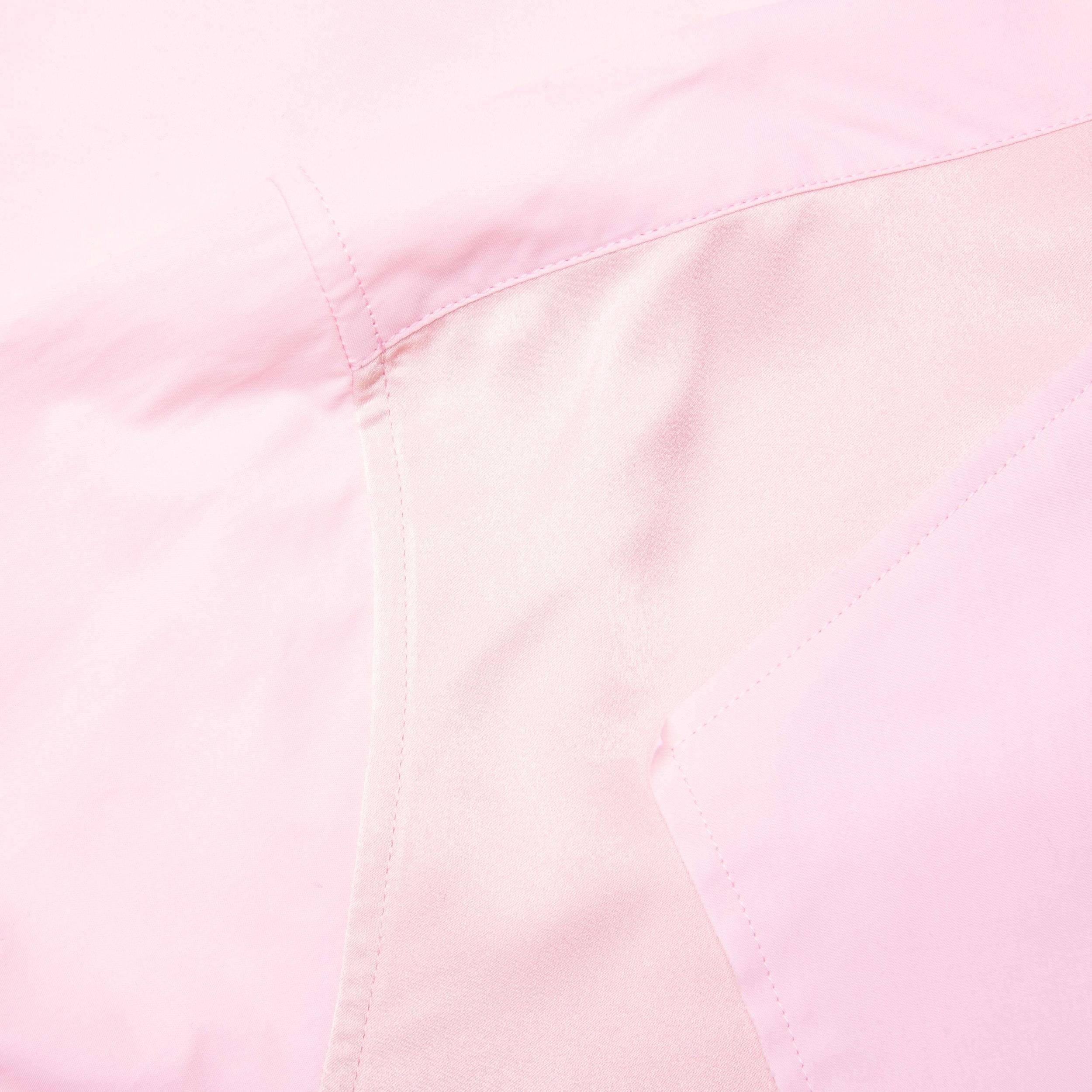 Satin Insert Shirt - Rose Pink Male Product Image