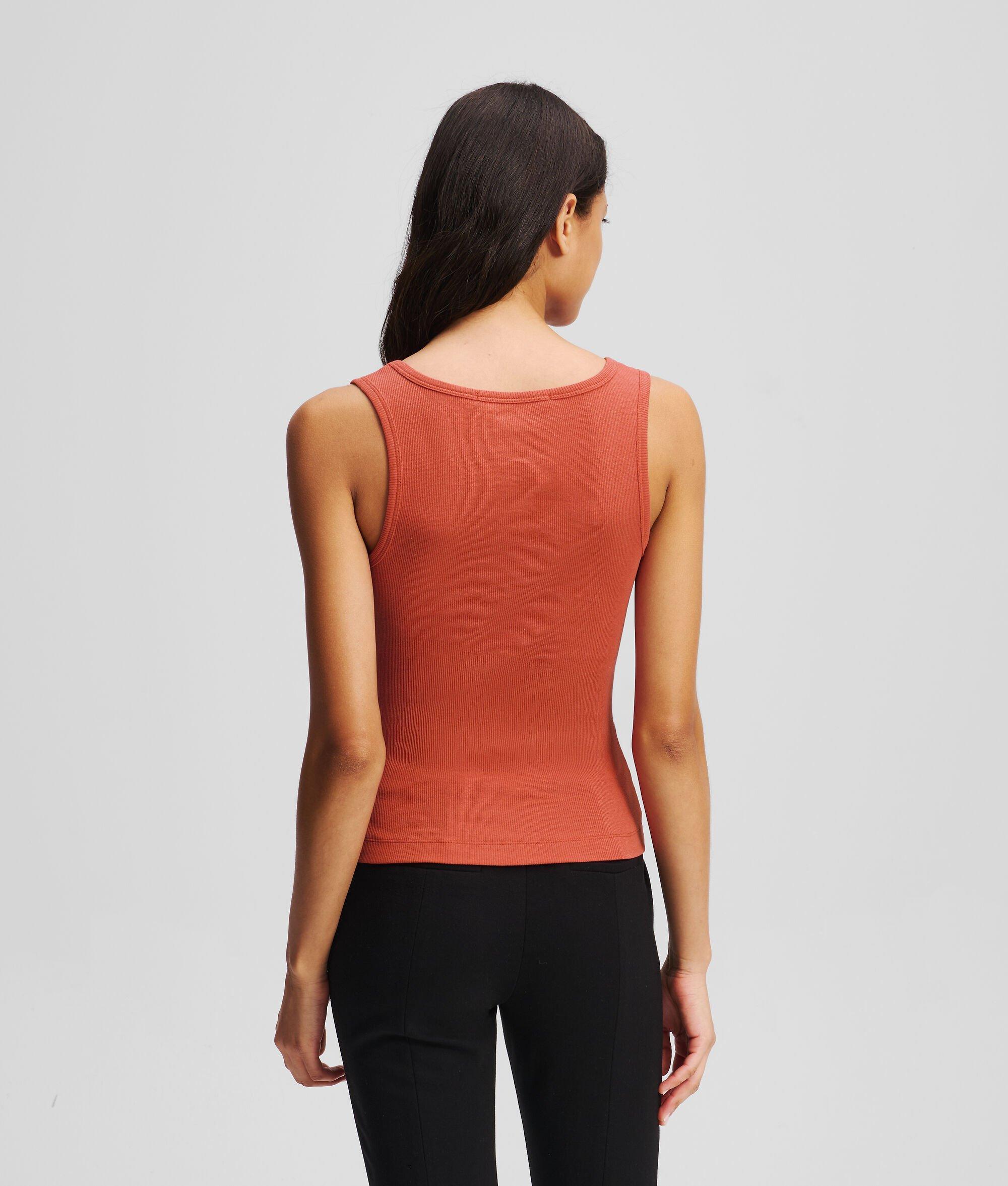 RIBBED V-NECK TANK TOP Product Image
