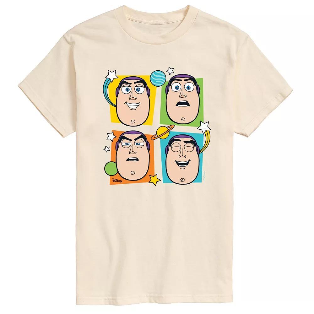 Disney / Pixars Toy Story 4 Mens Buzz Grid Graphic Tee Product Image