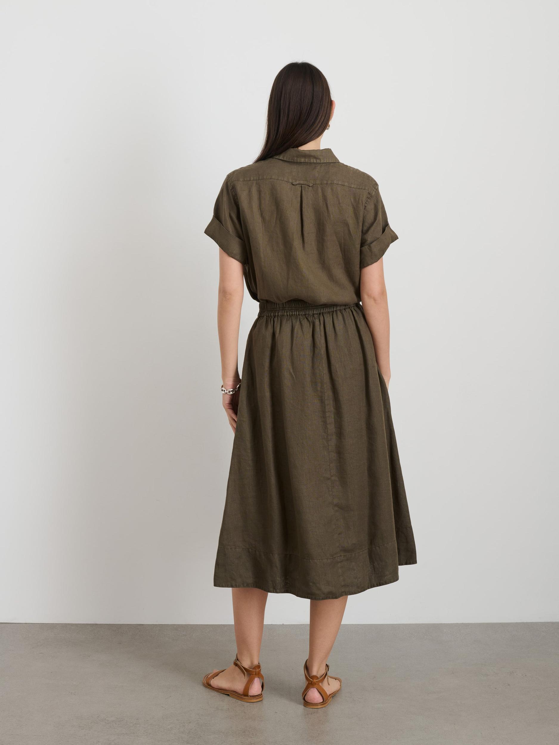Maddie Skirt in Linen Product Image