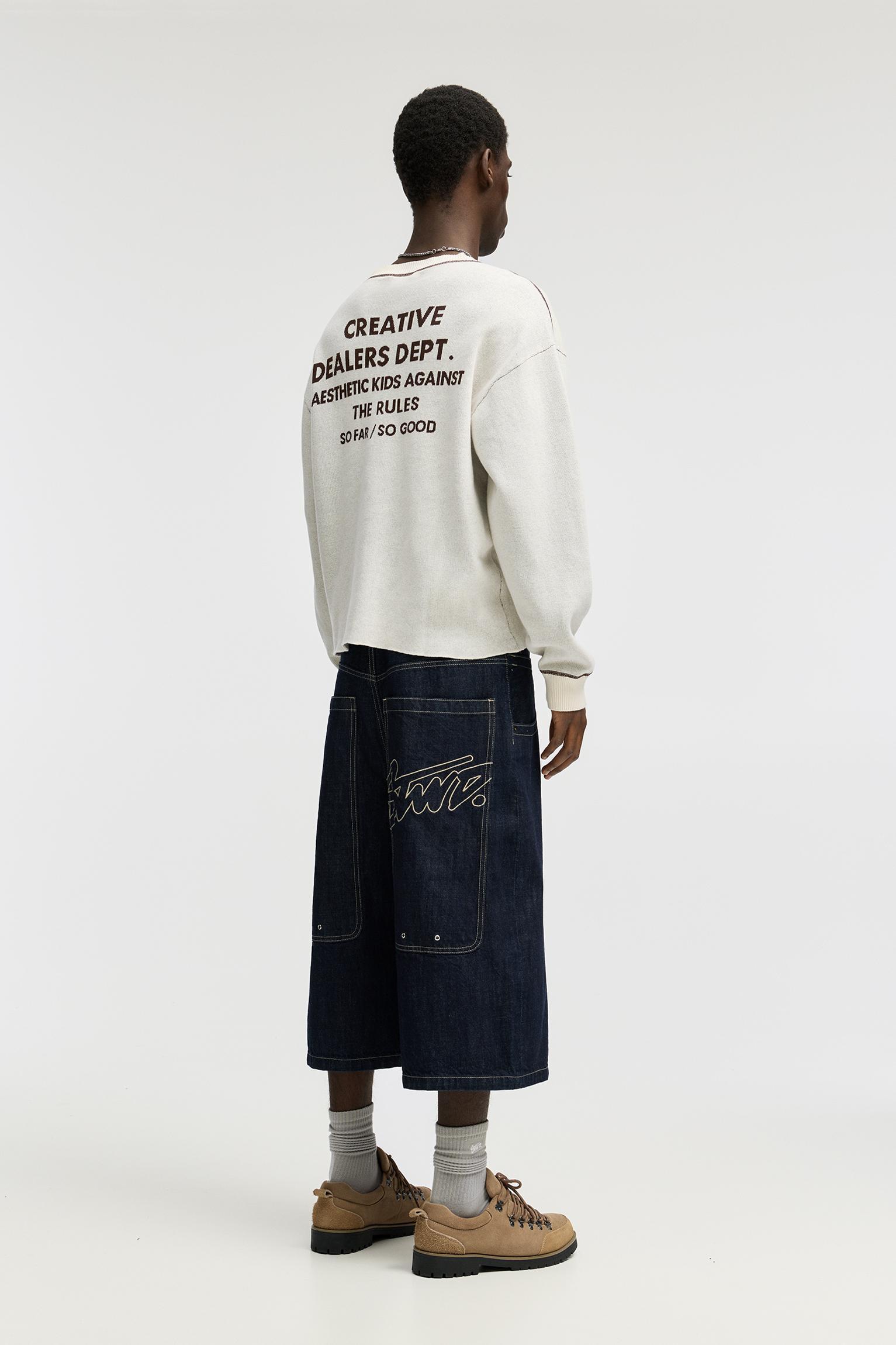 STWD sweater with seam details Product Image