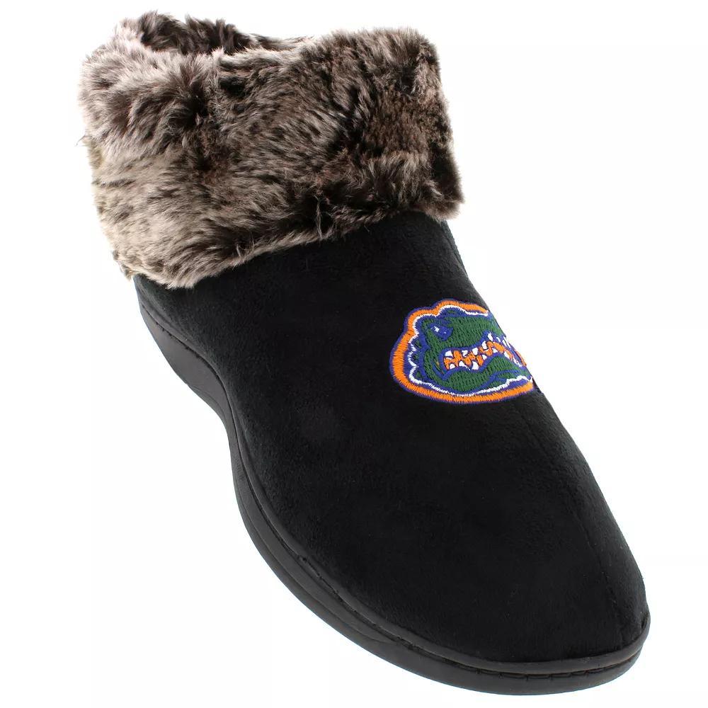 Florida Gators Women's Faux Fur Boot Slippers, Size: XL, Black Product Image