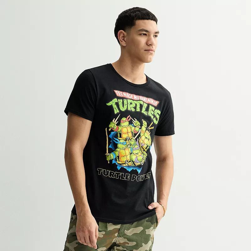 Men's Turtle Quartet Graphic Tee, Size: Small, Black Product Image