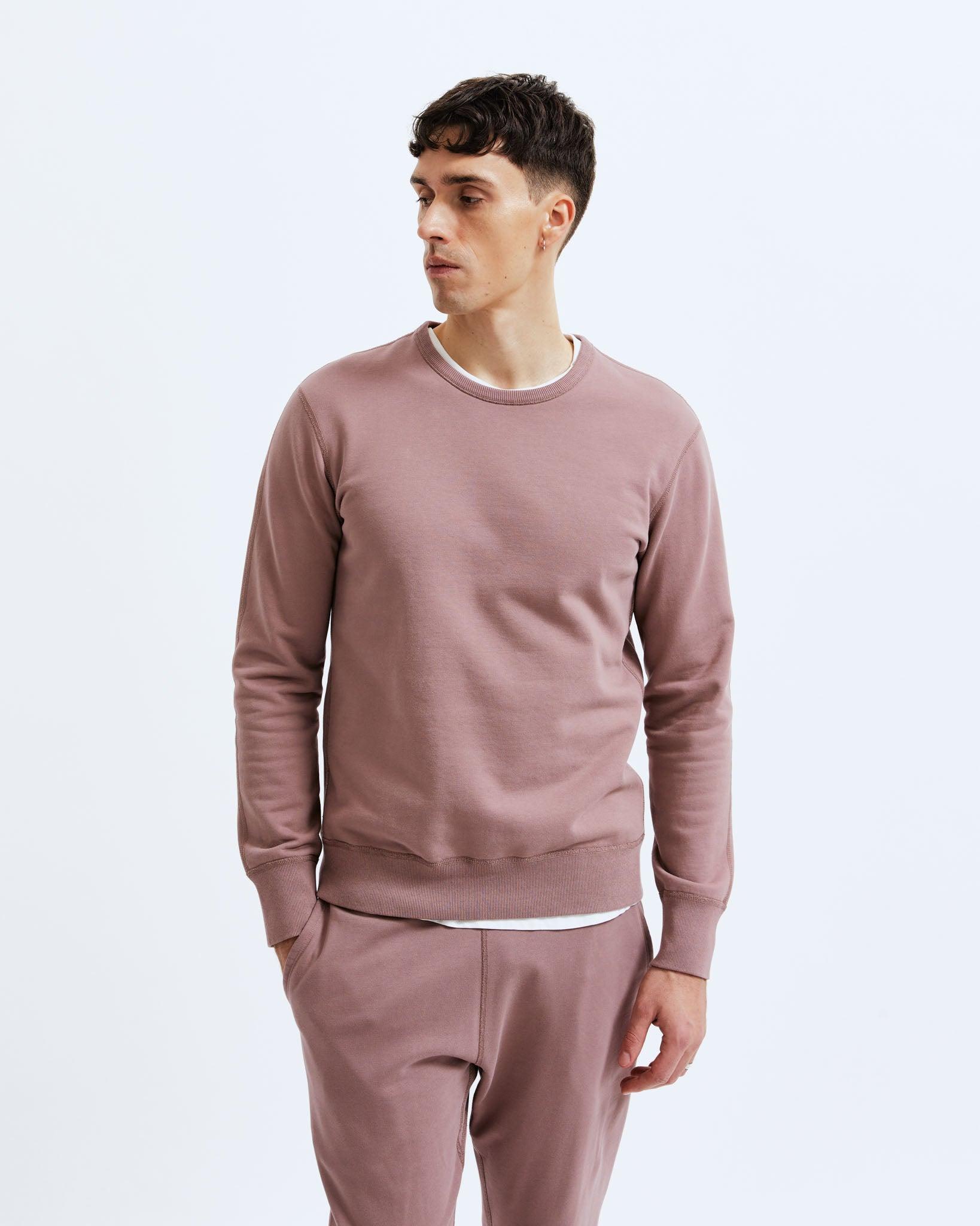 Midweight Terry Slim Crewneck Male Product Image
