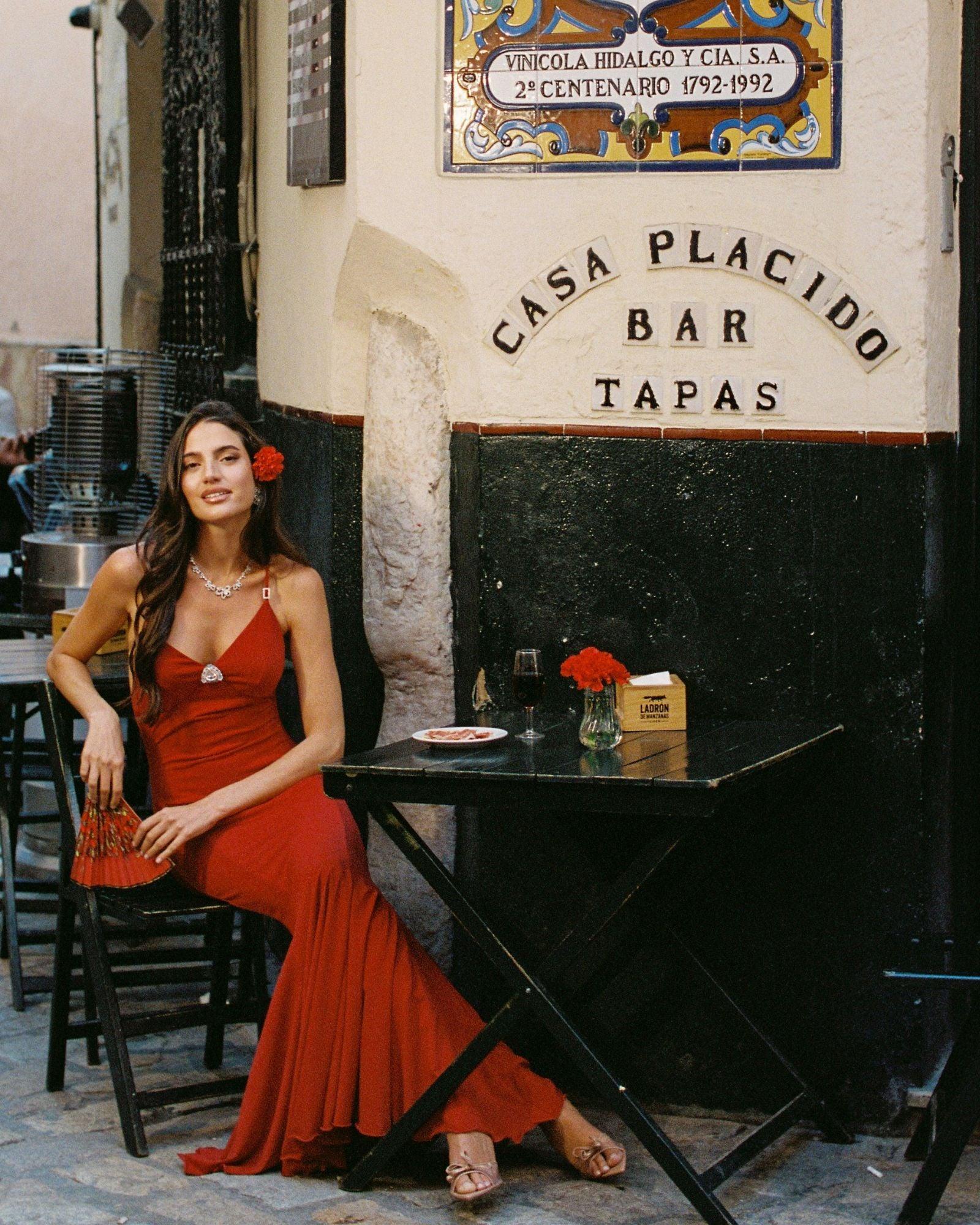 Seraphina Dress (Red) Product Image