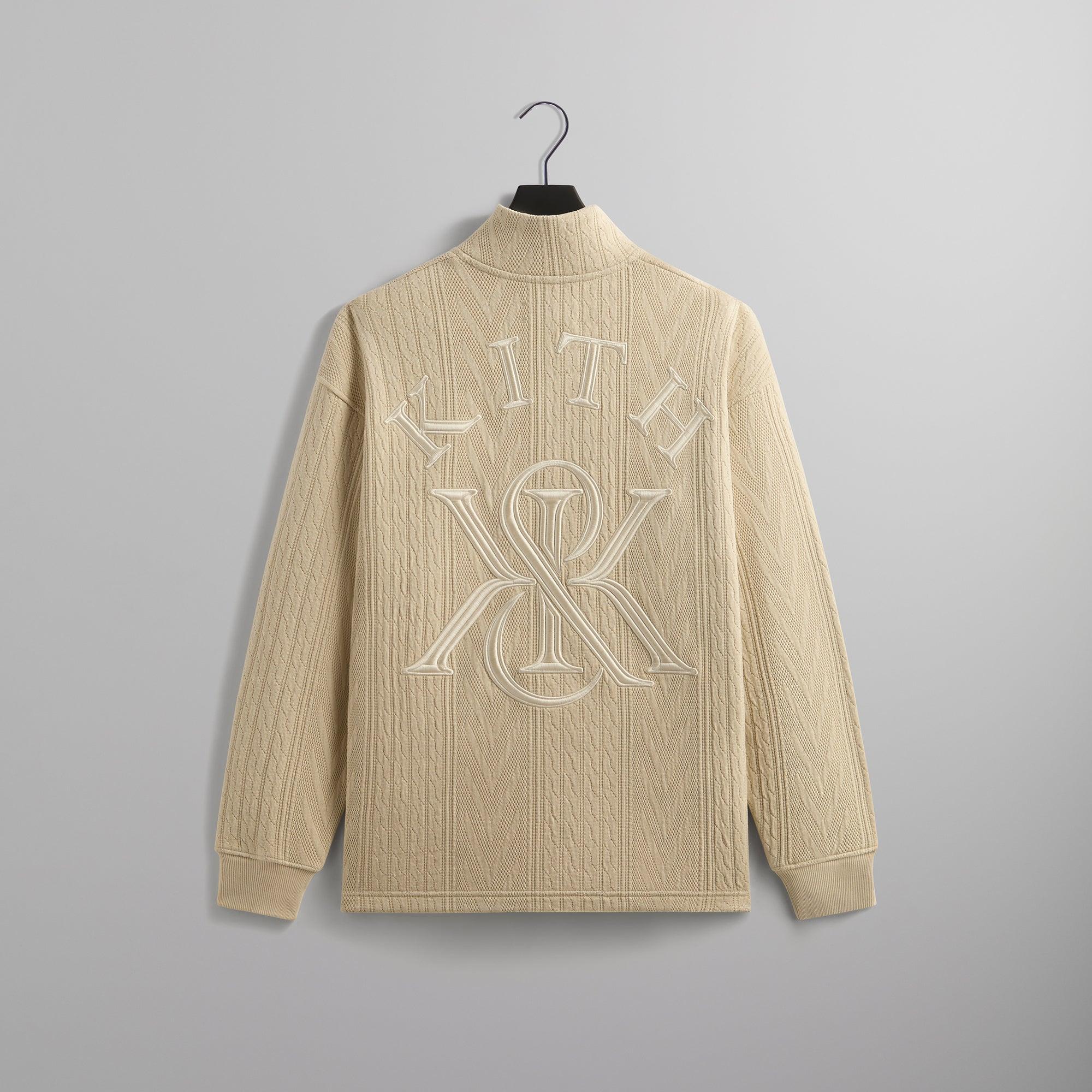 Kith Cable Fleece Quarter Zip - Arete Male Product Image