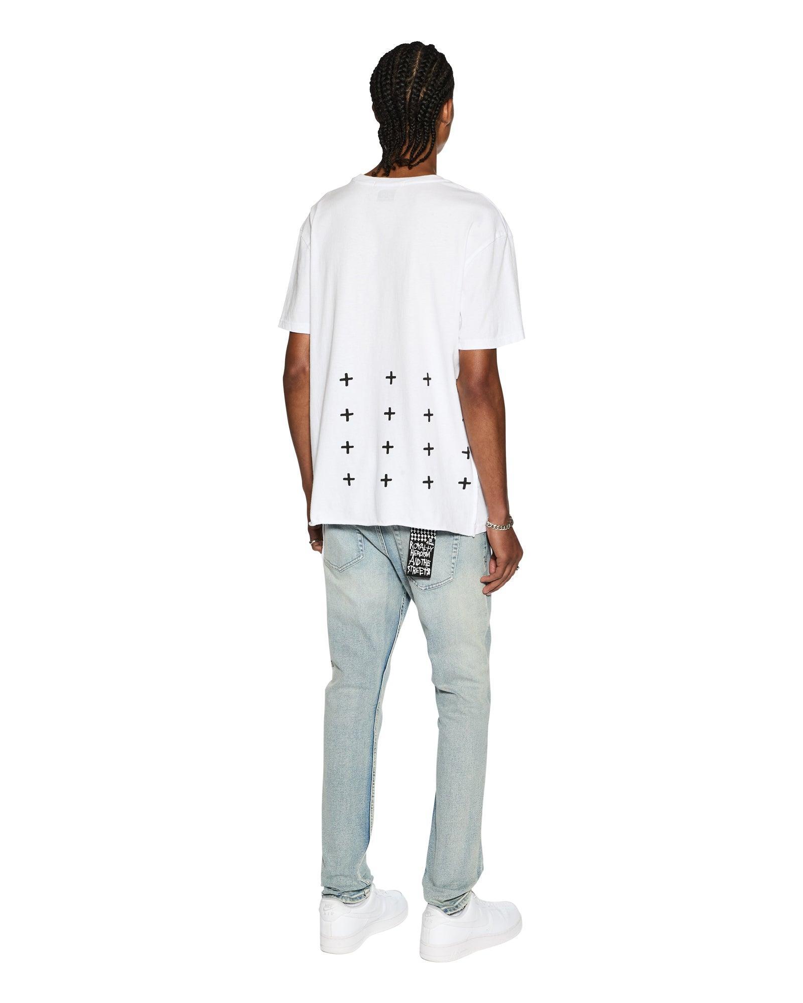 4 X 4 BIGGIE SS TEE OPTIC WHITE Male Product Image