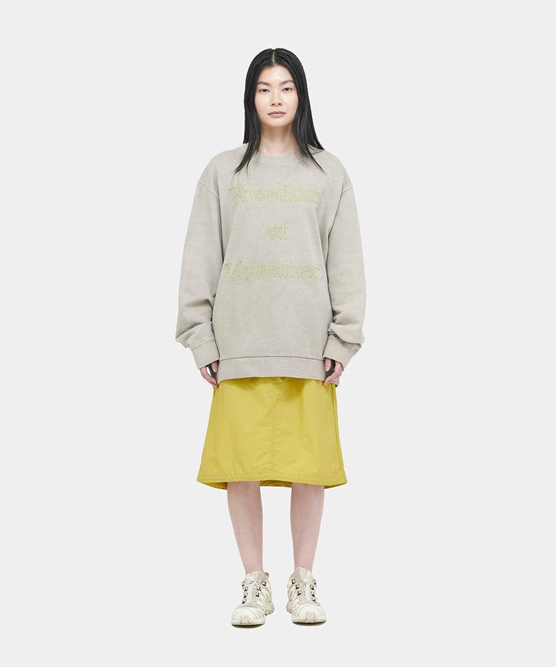 Nylon Packable Midi Skirt Female Product Image