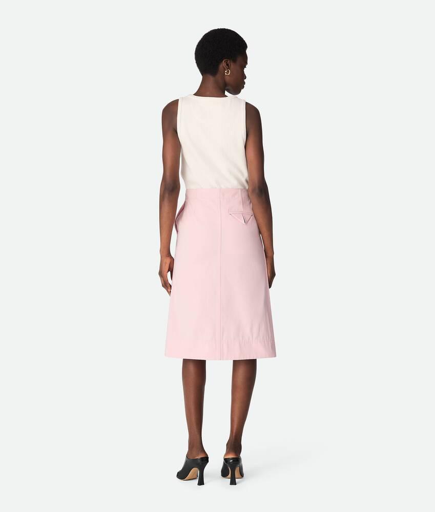 Women's Cotton Twill Skirt in Camelia Product Image