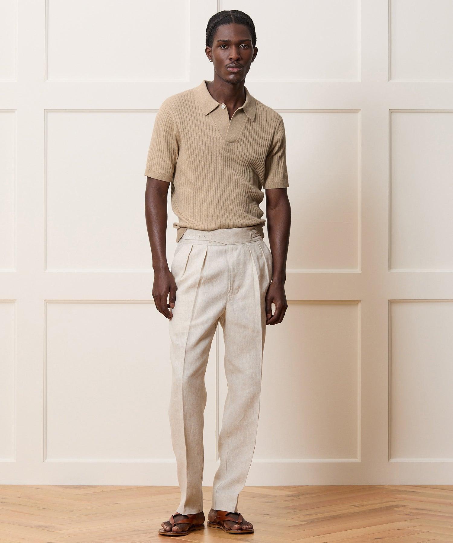 Cotton-Cashmere Sweater Polo Product Image