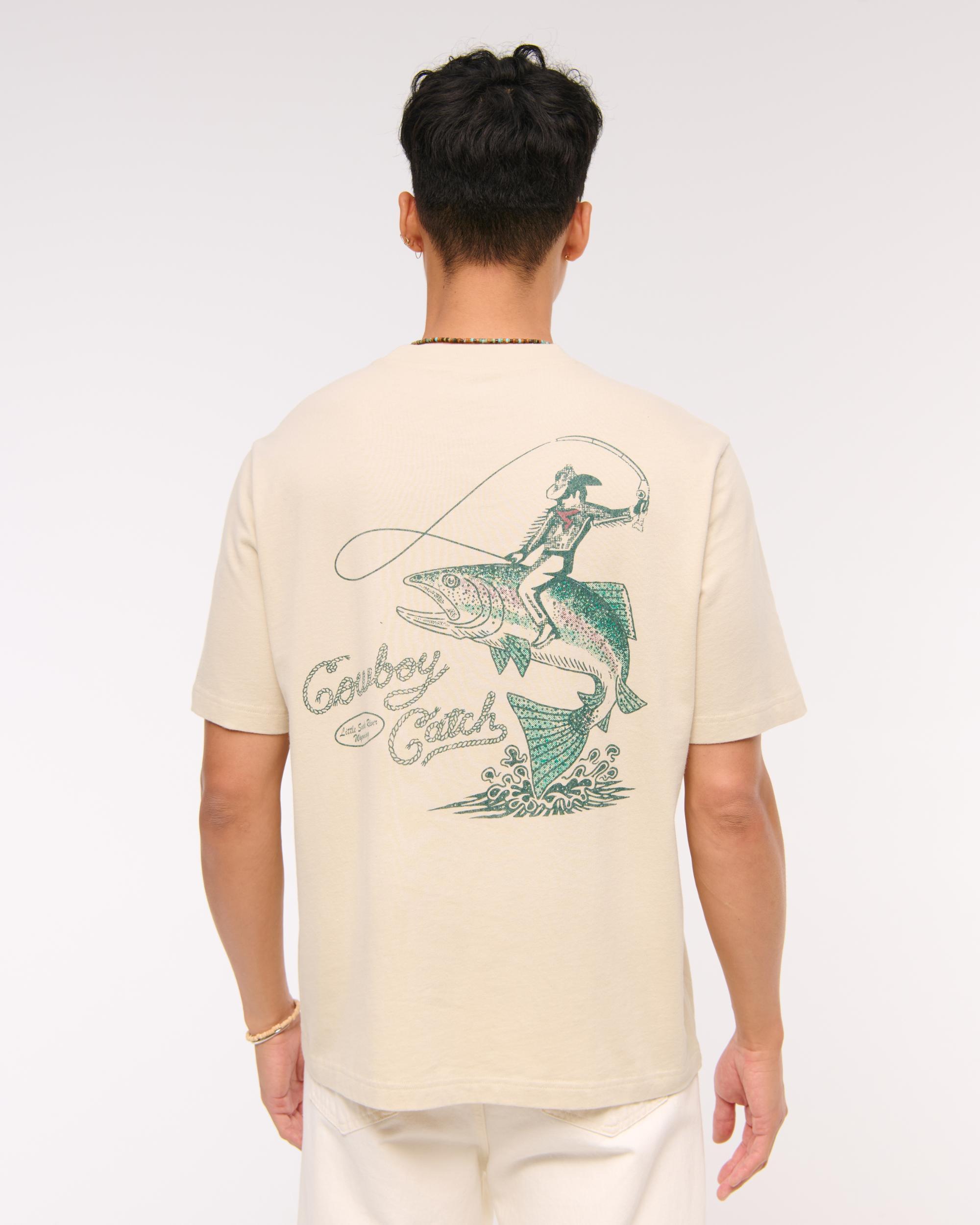 Fishing Vintage-Inspired Graphic Tee Product Image