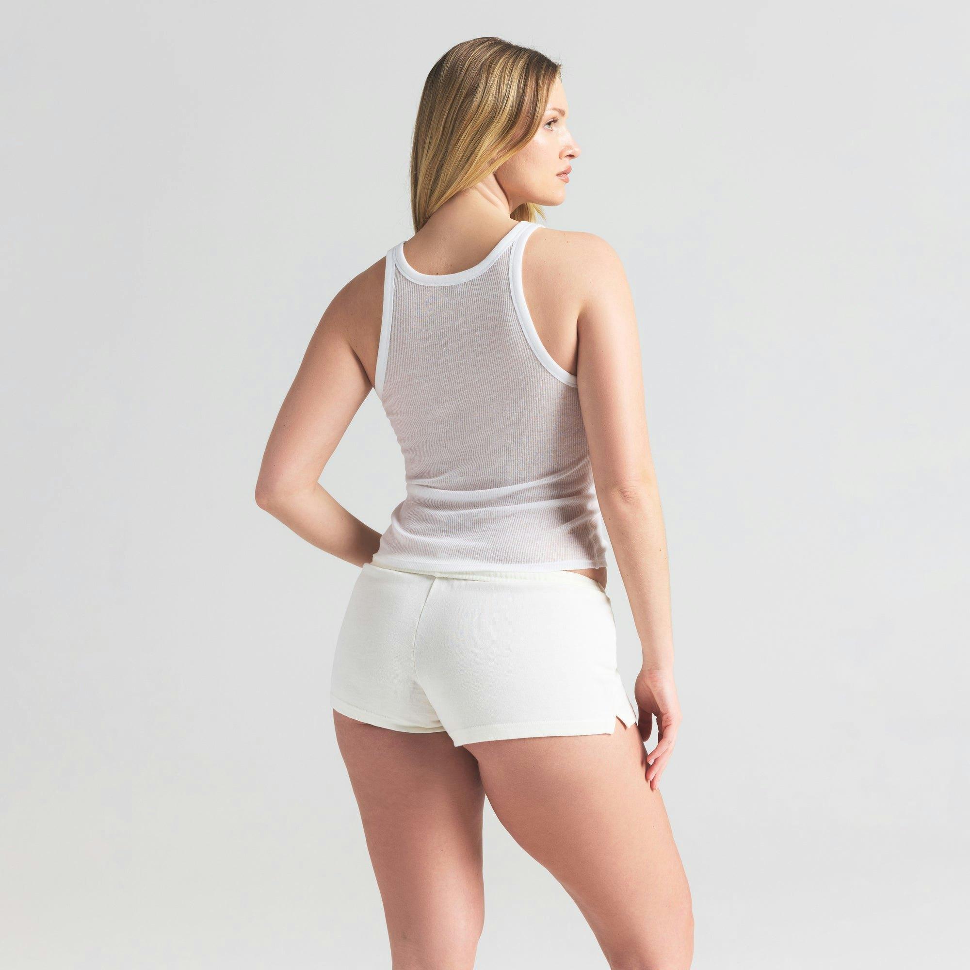 SHEER COTTON TANK | SNOW Product Image