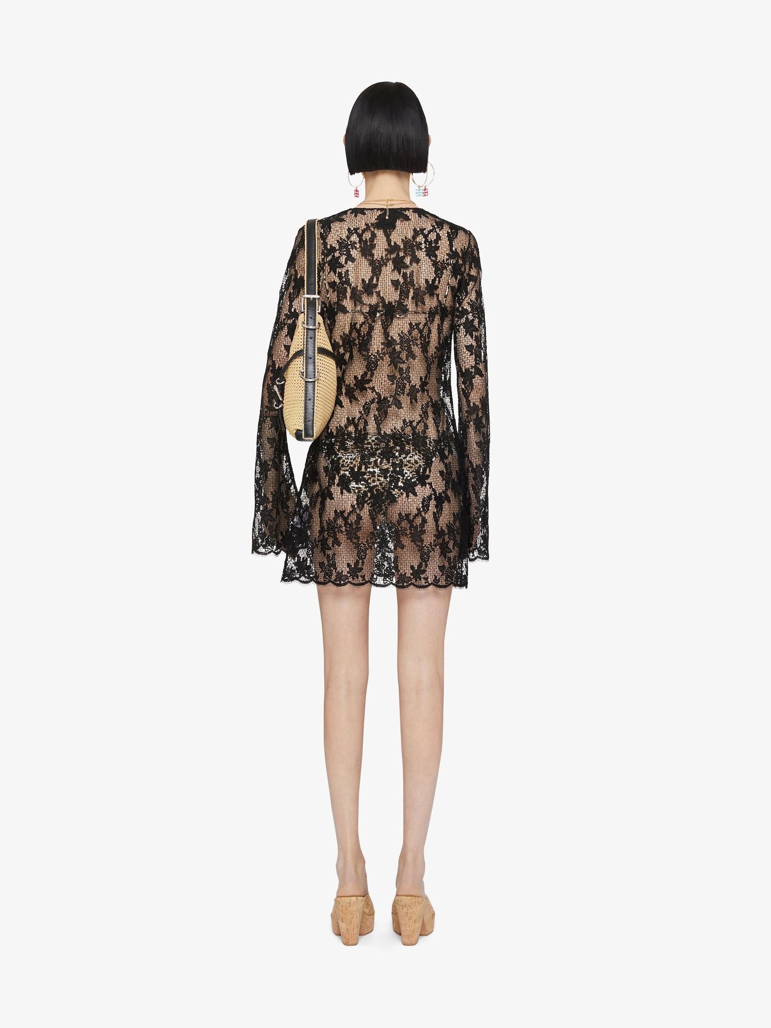 Dress in lace with 4G detail Product Image