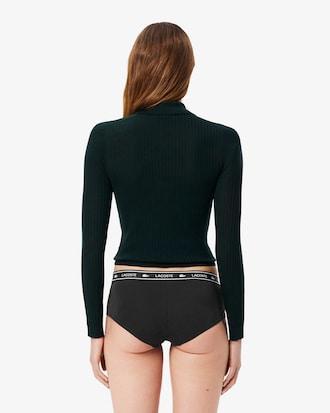 Stretch Cotton Logo Waist Shorts Product Image