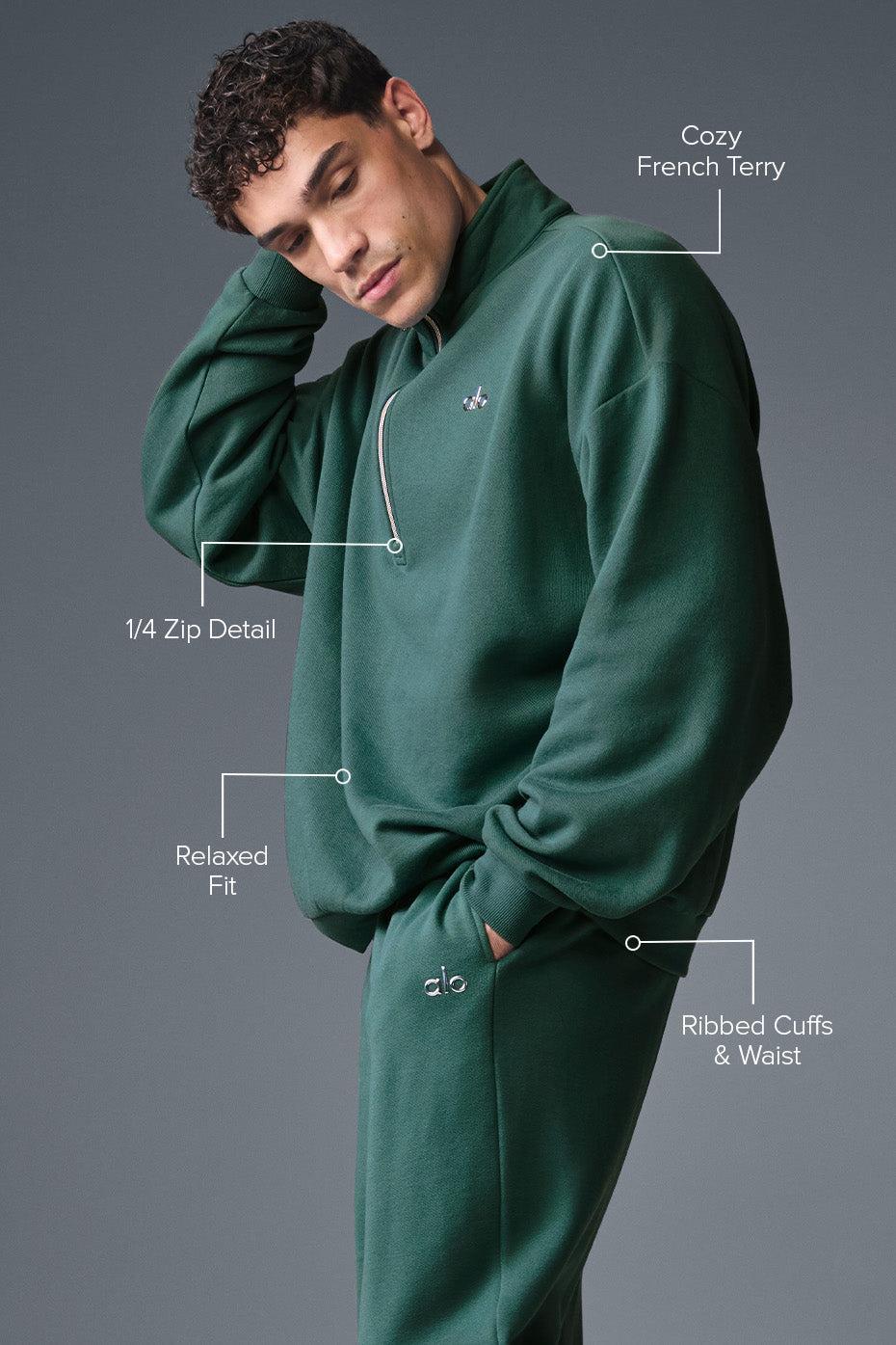 Accolade 1/4 Zip Pullover - Winter Ivy Product Image