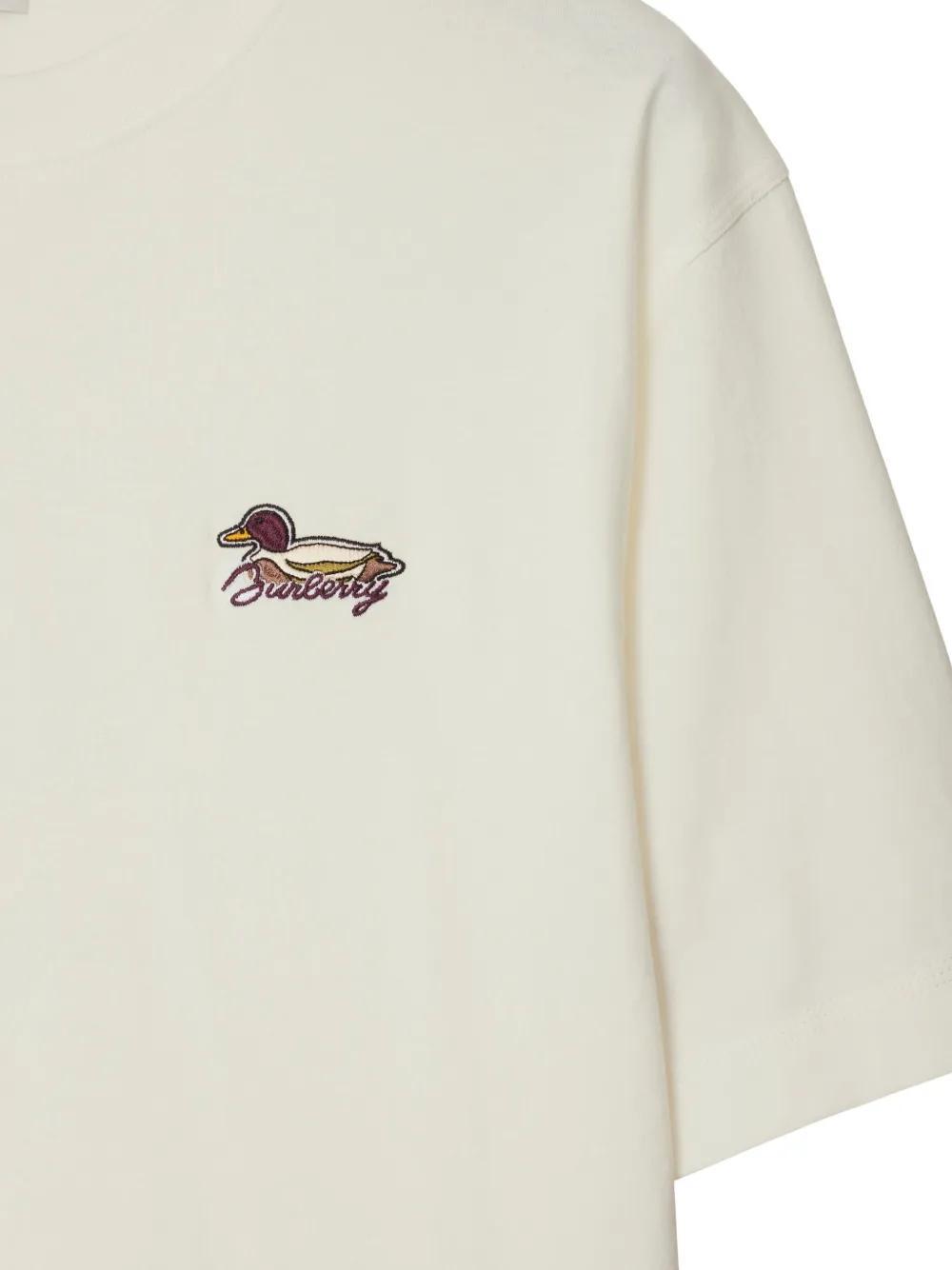embroidered-logo cotton T-shirt Product Image