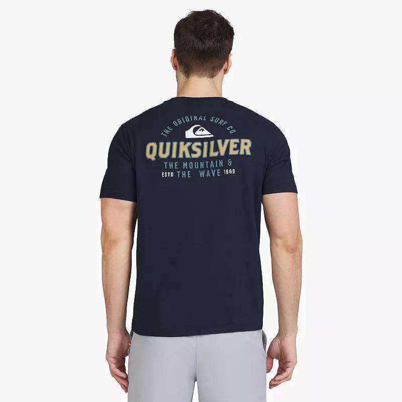 Men's Quiksilver Short Sleeve Graphic Tee, Size: Medium, Blue Blazer Product Image