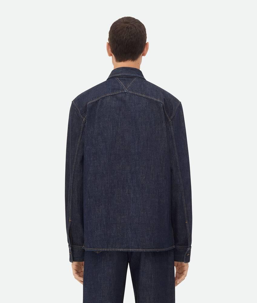 Men's Indigo Denim Shirt in Indigo Product Image