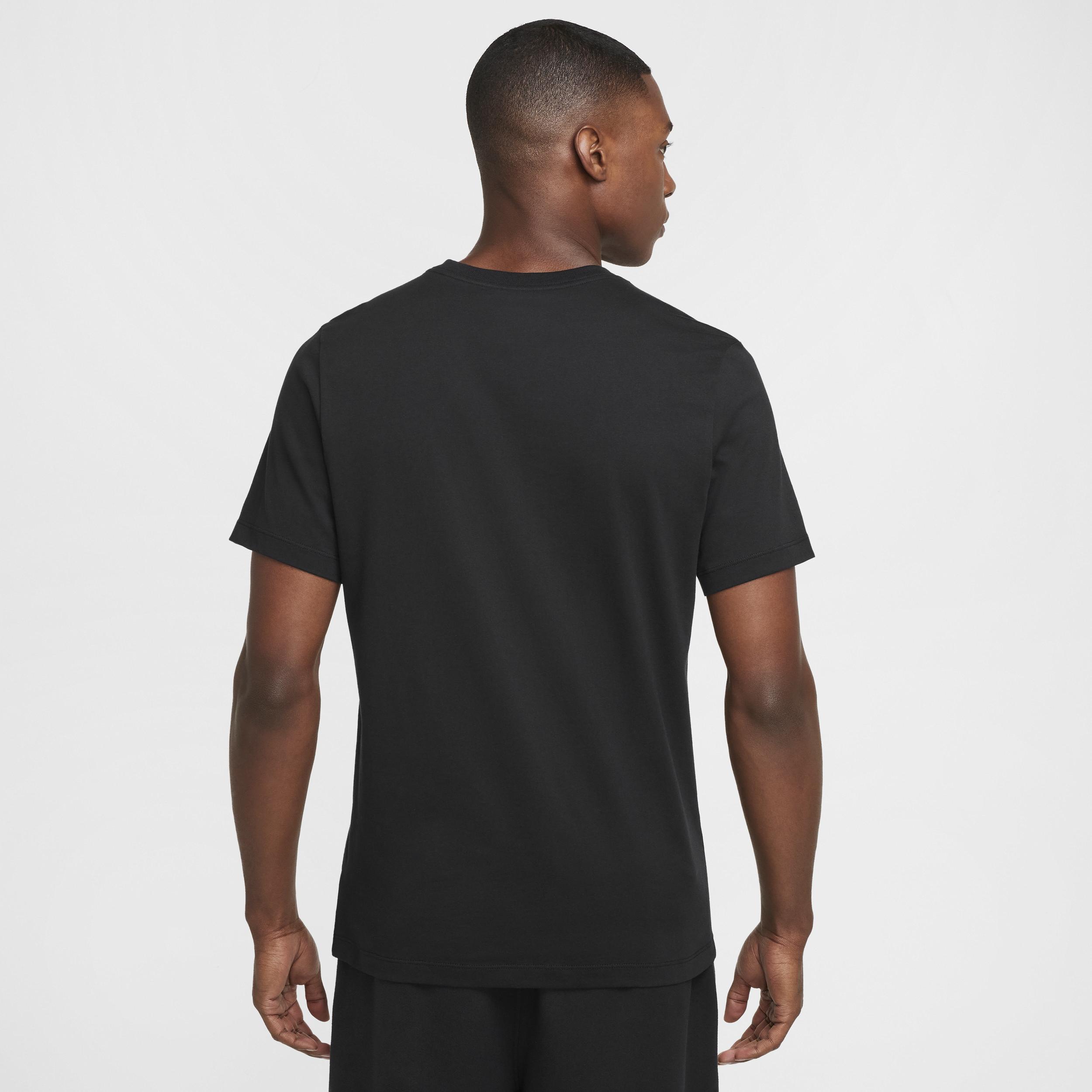 Men's Nike Black Paris Saint-Germain Swoosh T-Shirt, Size: Medium, Psg Black Product Image
