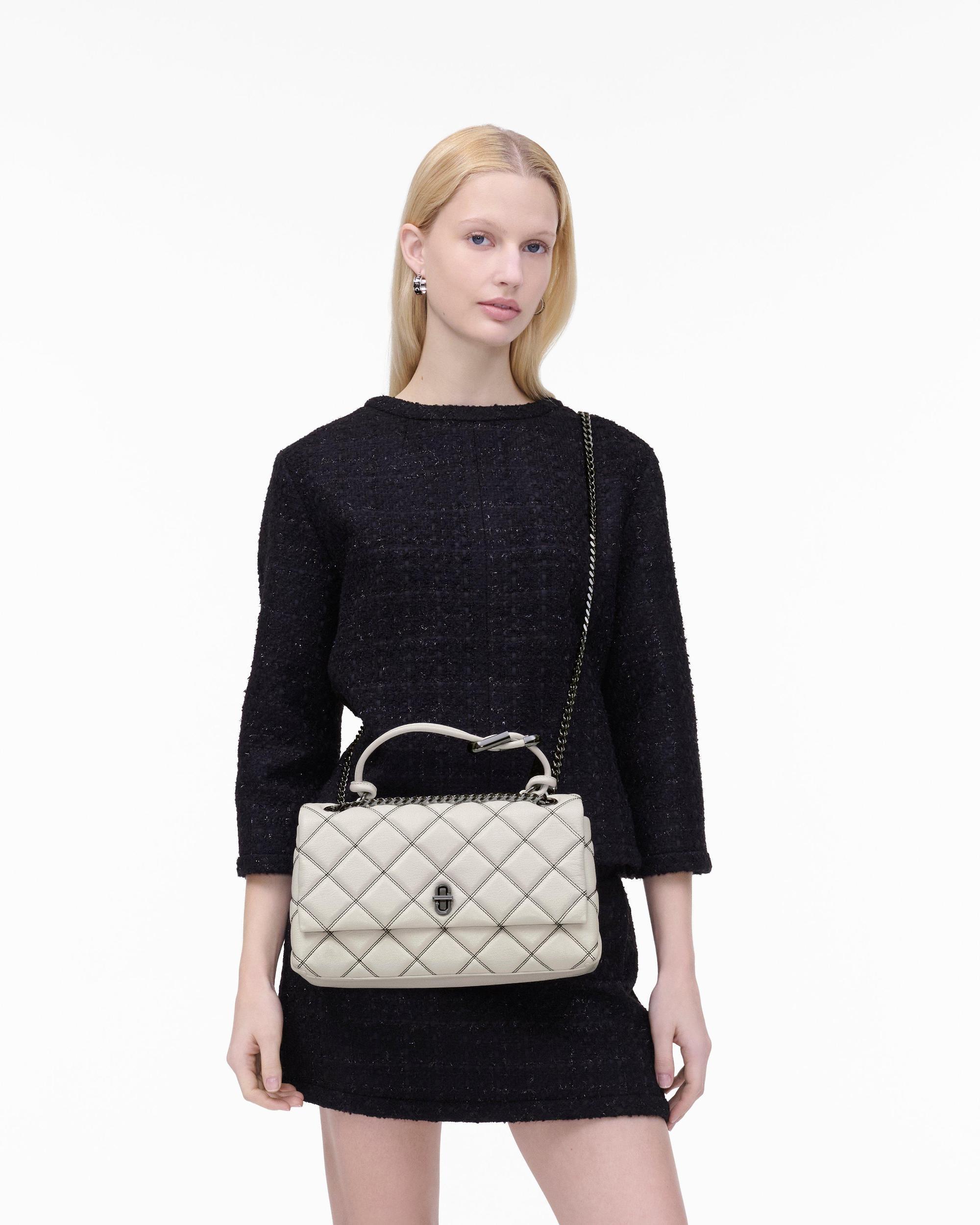The Bi-Color Quilted Dual Convertible Shoulder Bag Product Image