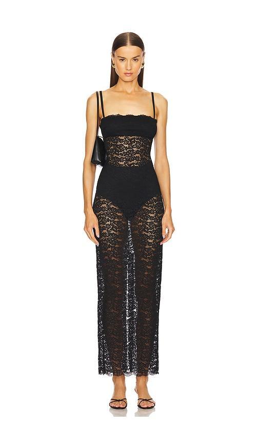 L'ACADEMIE By Marianna Hollis Maxi Dress In Black Product Image