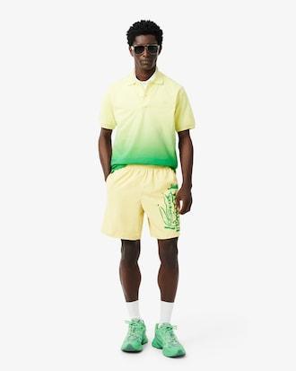 Long Branded Swim Trunks Product Image