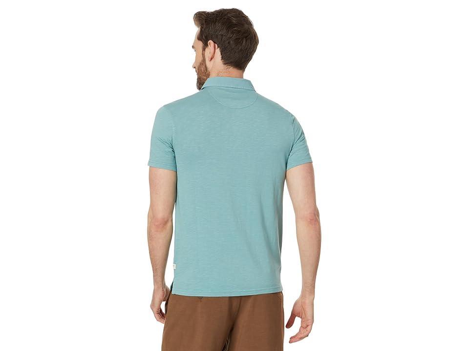 Toad&Co Primo Short Sleeve Polo (Mineral) Men's Clothing Product Image