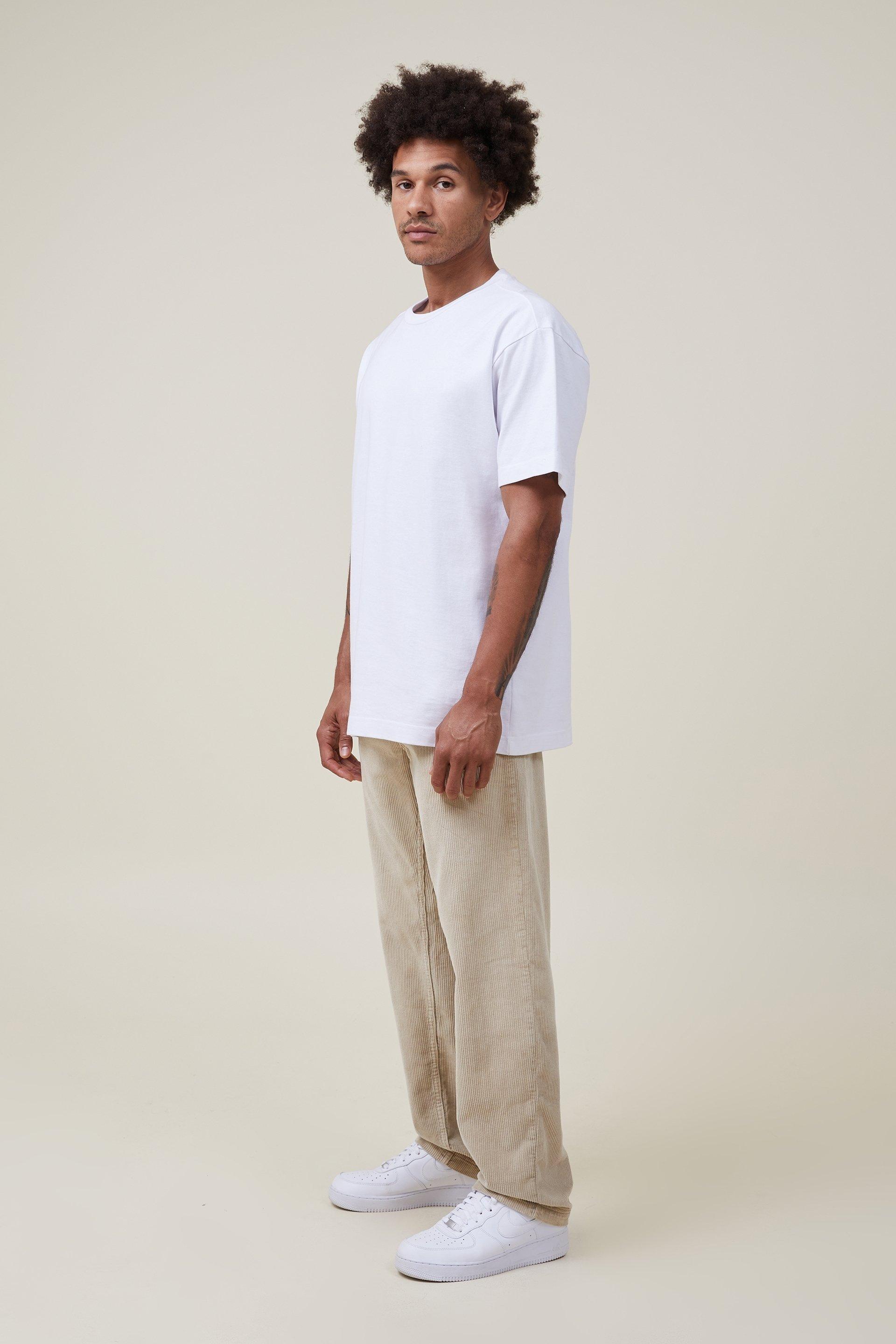Cotton On Men - Loose Fit Pant - Washed black cord Product Image
