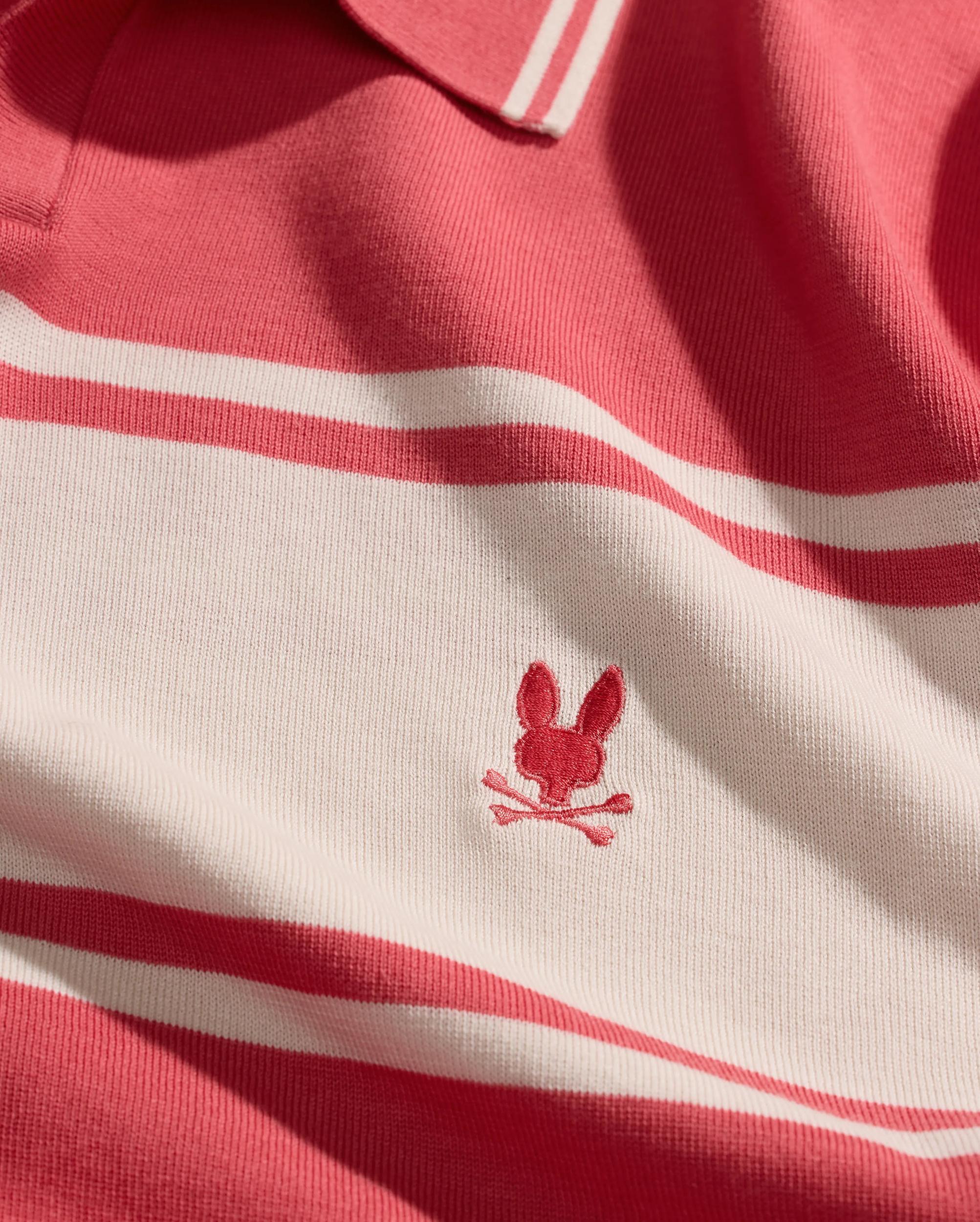MENS ZAVIAN STRIPE KNIT POLO - MT0400055 Product Image
