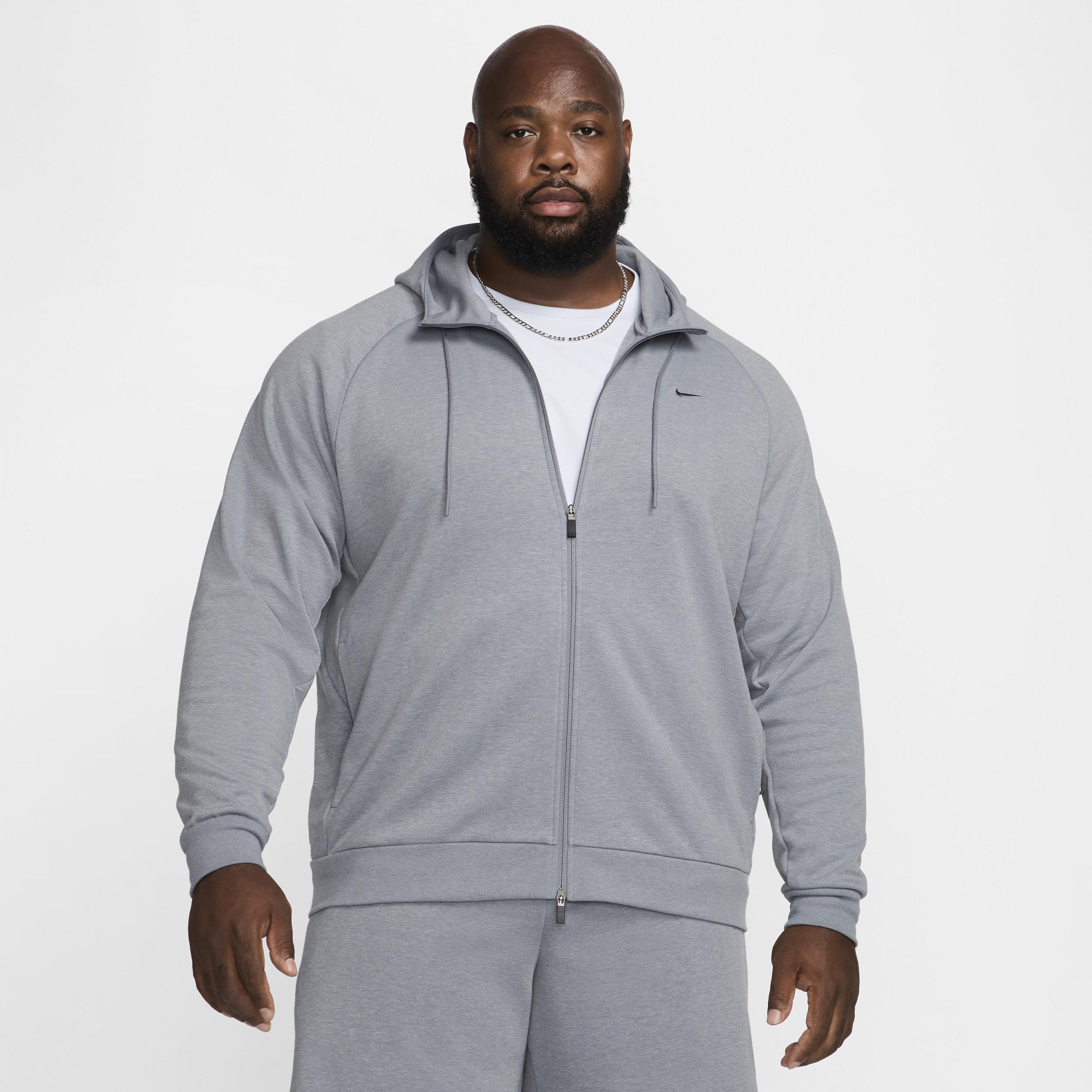 Nike Men's Primary Fleece Dri-FIT UV Full-Zip Performance Hoodie Product Image