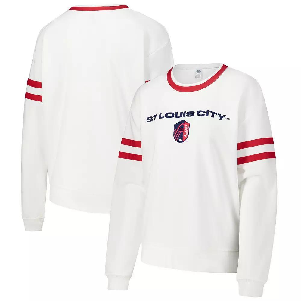 Women's Concepts Sport White St. Louis City SC Borough Long Sleeve T-Shirt, Size: Large, Slc White Product Image