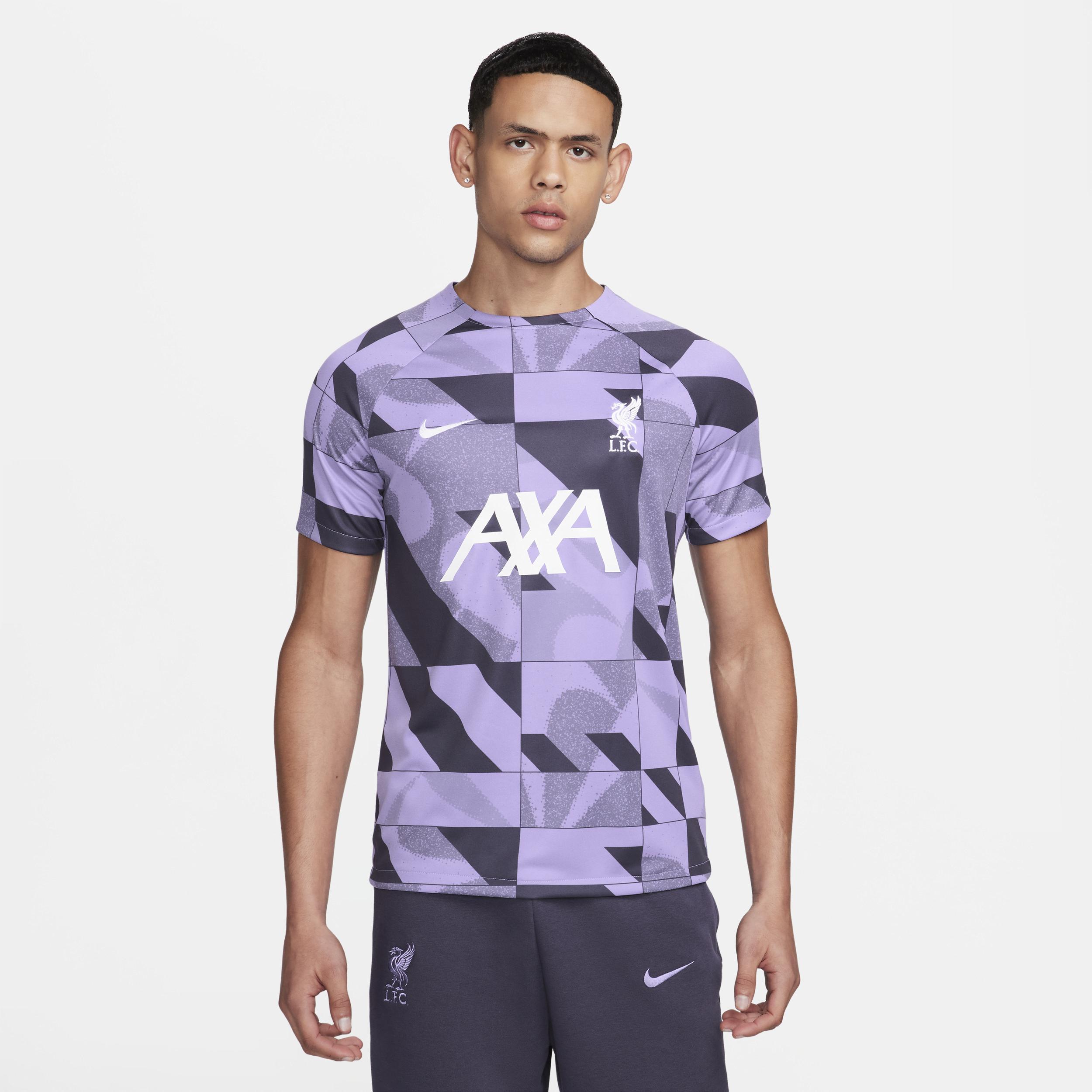 Men's Nike Purple Liverpool 2023/24 Academy Pro Pre-Match Top, Size: Small, Lvp Purple Product Image